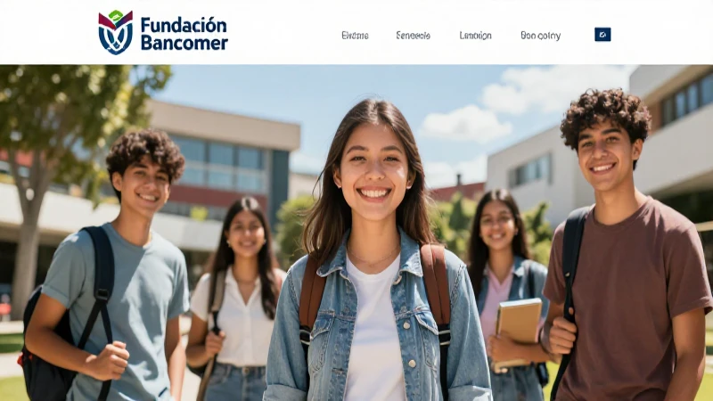 Foto profesional sobre becas Bancomer