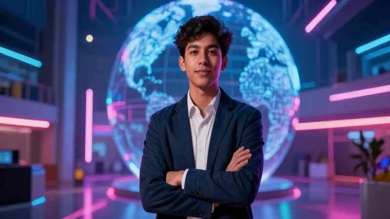 Estudiante mexicano busca beca en universidad global