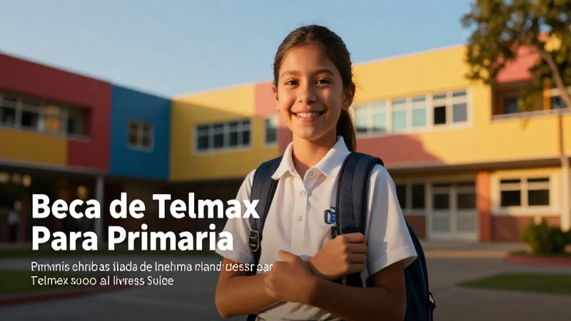 Solicita la beca Telmex para primaria ahora