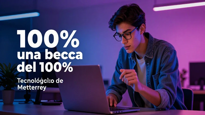 Consigue beca completa del Tecnológico de Monterrey