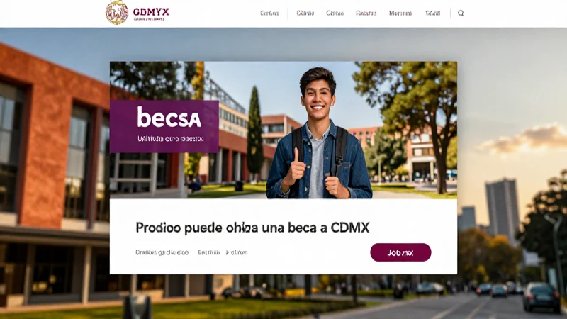 Becas CDMX: Solicita en gob.mx