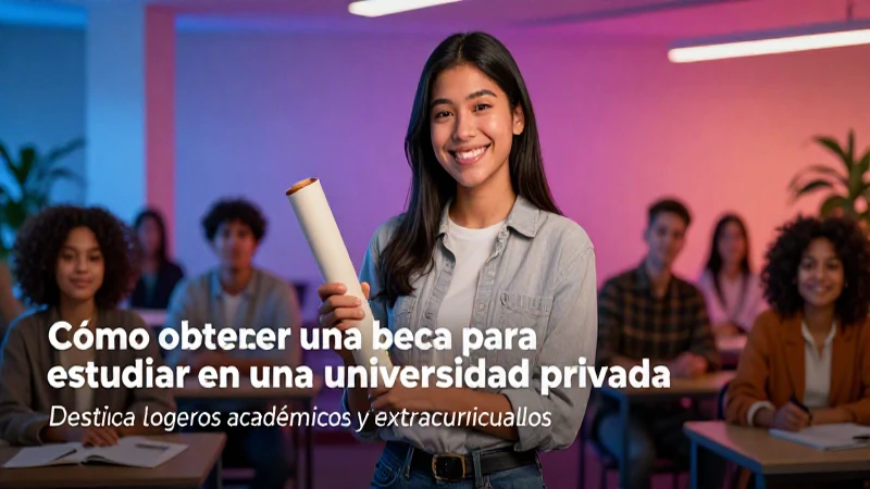 Aprovecha tus logros para obtener becas universitarias