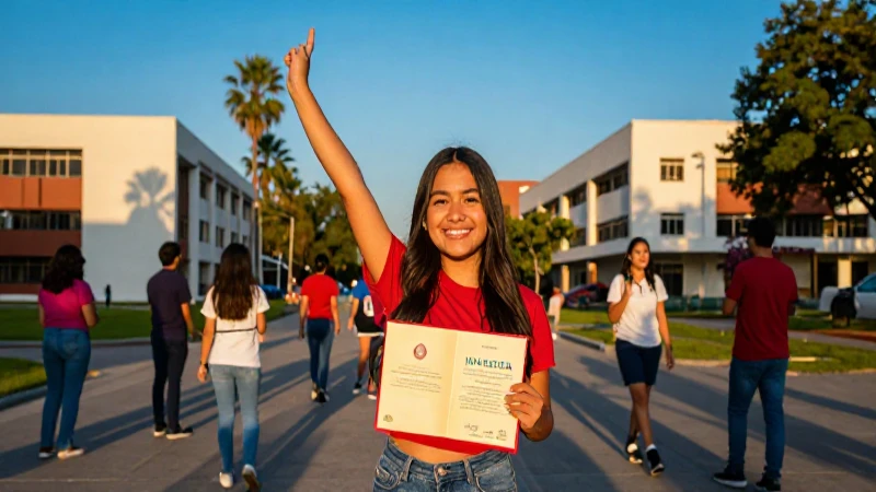 Estudiante mexicano triunfa con beca en universidad privada