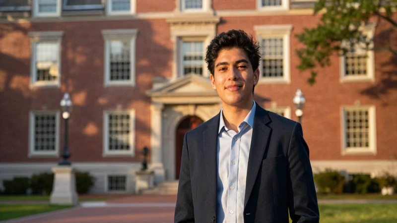 Estudiante mexicano busca beca en Harvard