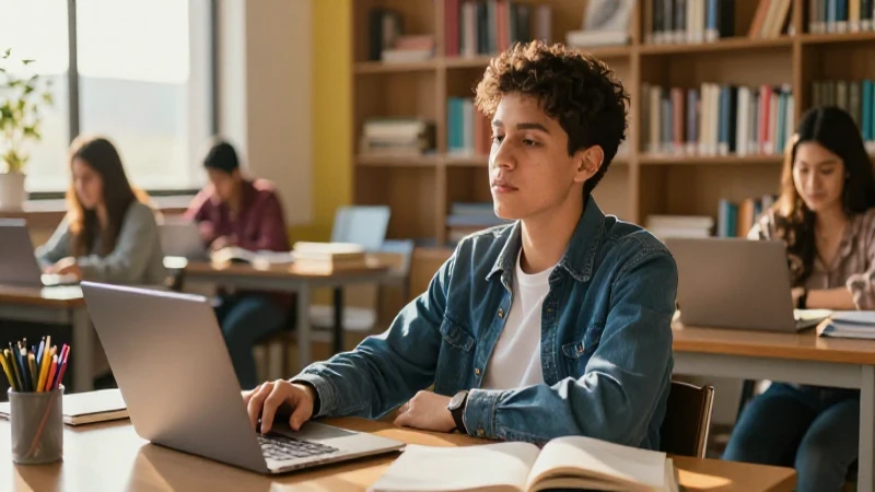 Estudiante mexicano descansando para el examen universitario