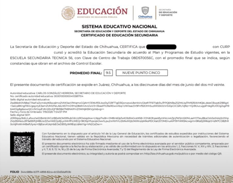 Consejos para verificar certificado de secundaria en línea
