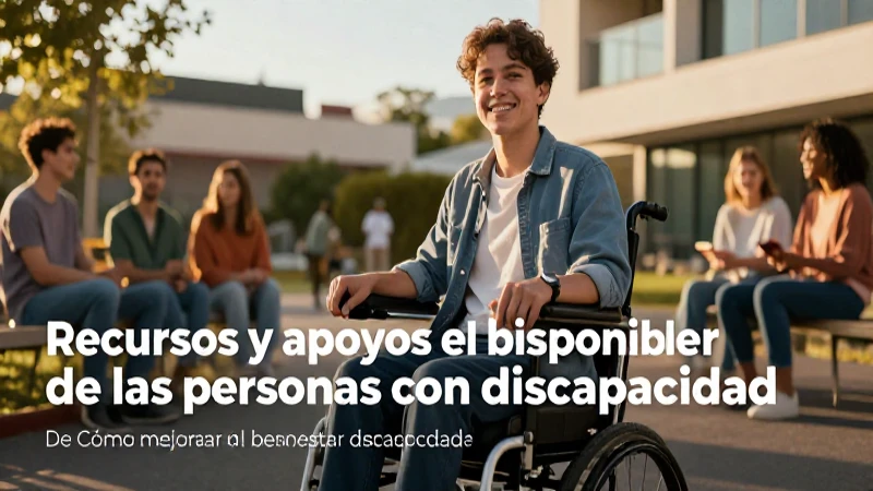 Cómo mejorar el bienestar de las personas con discapacidad 61 Joven feliz en comunidad inclusiva
