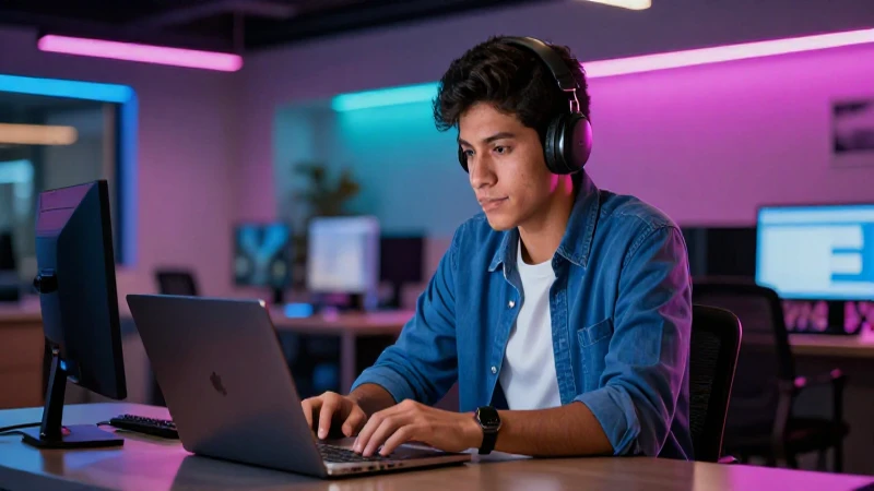 Estudiante mexicano con gran ambición digital