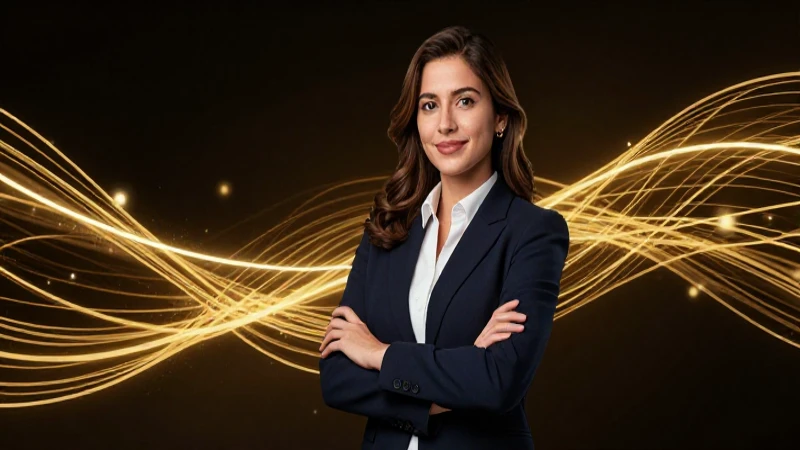 Profesional mexicano en diseño abstracto dorado