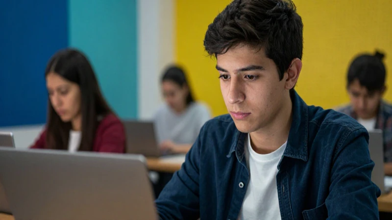 Joven mexicano rinde examen en línea de la UAM