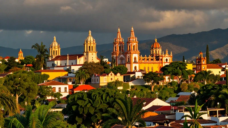 Jalisco vibrante al atardecer, imagen ideal para blog