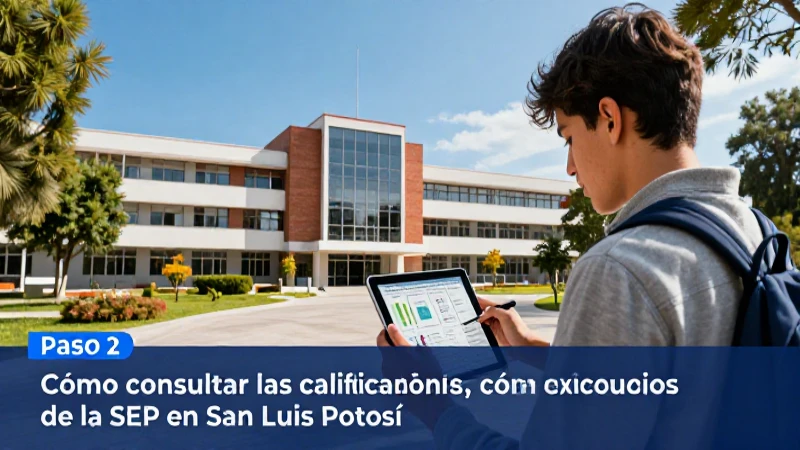 Ingresa tus datos para consultar calificaciones SEP