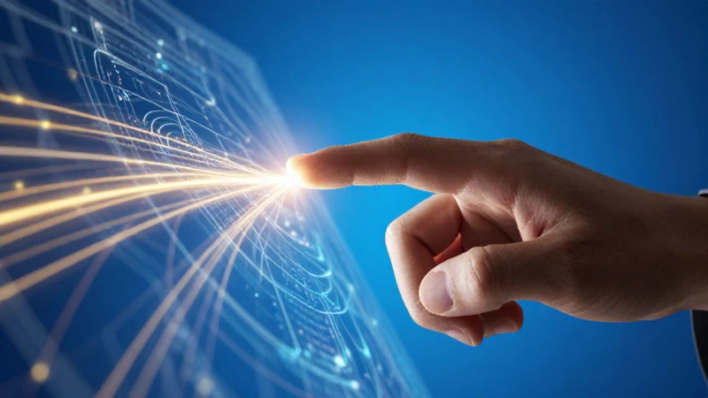 Manos interacciones holográficas con datos digitales