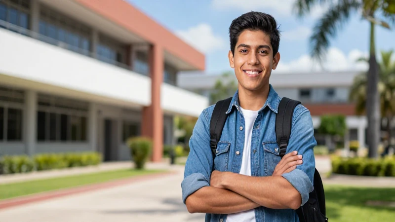 Estudiante mexicano simboliza éxito educativo y oportunidades financieras