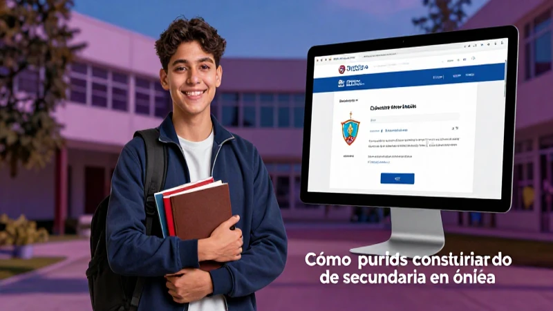 Consultar certificado de secundaria en línea