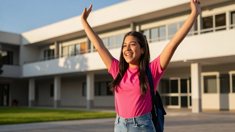 Estudiante verifica su beca Benito Juárez