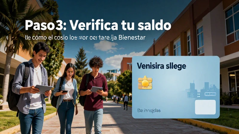 Consulta tu saldo de la tarjeta Bienestar