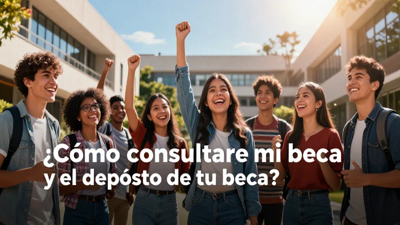 Consulta la fecha y depósito de beca