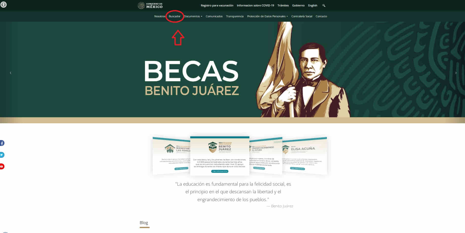 Consulta las becas Benito Juárez en el sitio web gob.mx: paso a paso