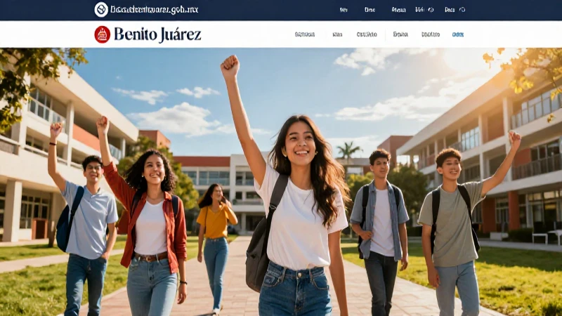 Consulta la beca Benito Juárez en su sitio web