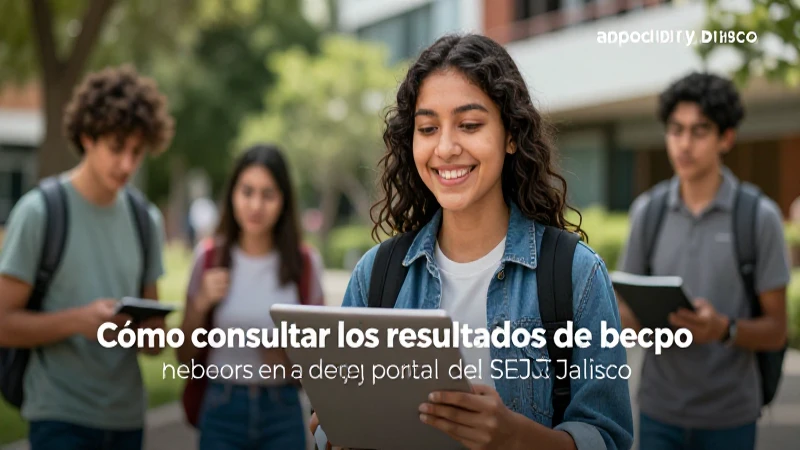 Revisa resultados de becas en el portal SEJ