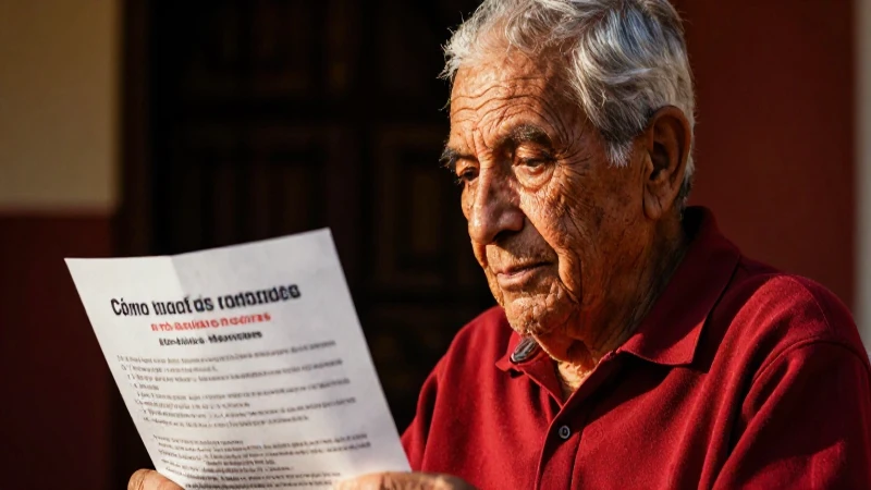 Problemas al acceder a beneficios de adultos mayores
