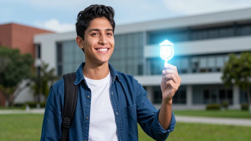 Joven mexicano triunfador en la universidad
