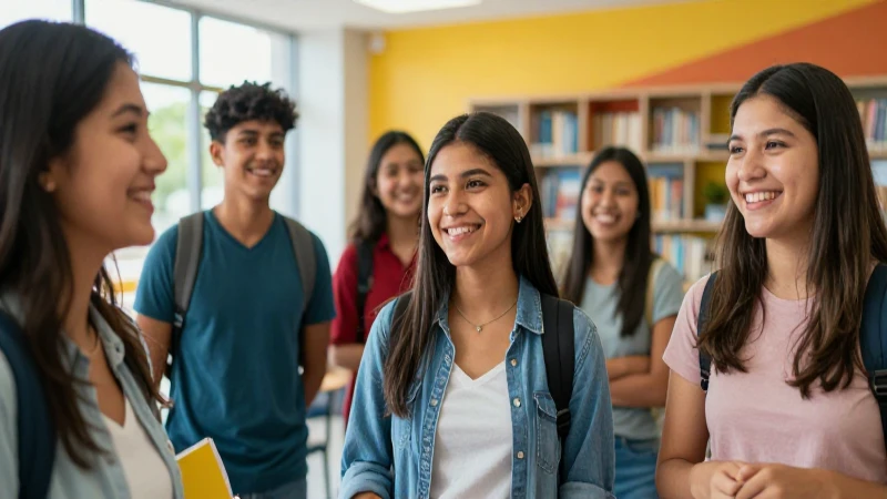 Éxito estudiantil mexicano en campus moderno