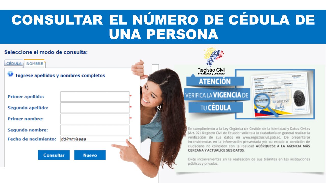 Consulta tu cédula en línea de forma rápida y sencilla