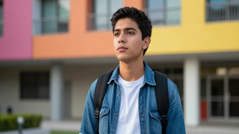 Estudiante mexicano con éxito universitario