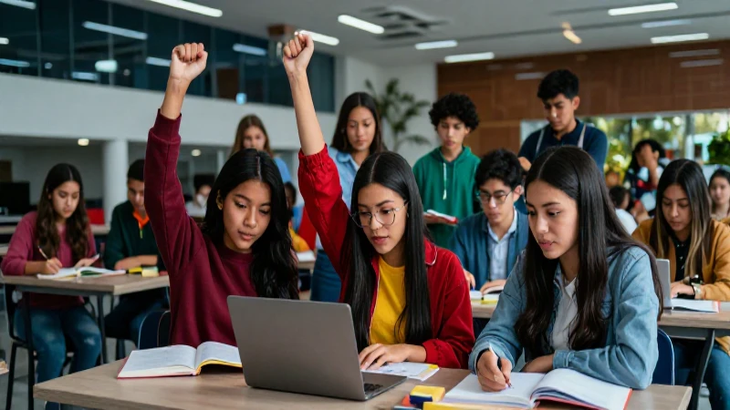 Estudiantes mexicanos logran éxito académico