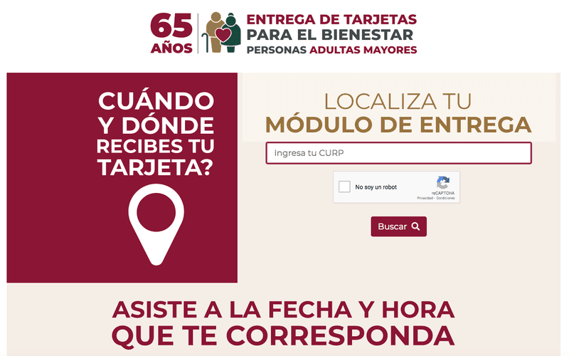 Consulta tu pensión en el portal del bienestar.gob.mx