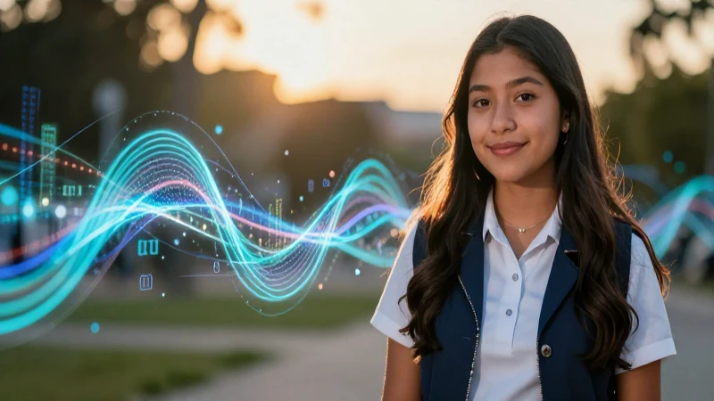 Estudiante mexicana representa oportunidad financiera digital
