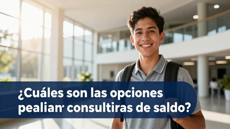 Opciones para consultar saldo