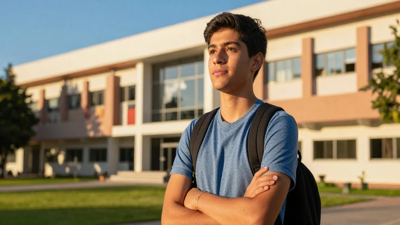 Joven mexicano mira su futuro brillante