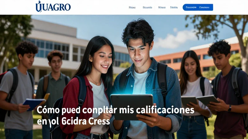 Consulta tus calificaciones en la web UAGRO