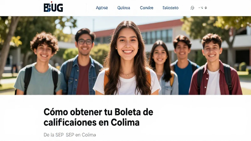 Calificaciones SEP Colima: imagen atractiva