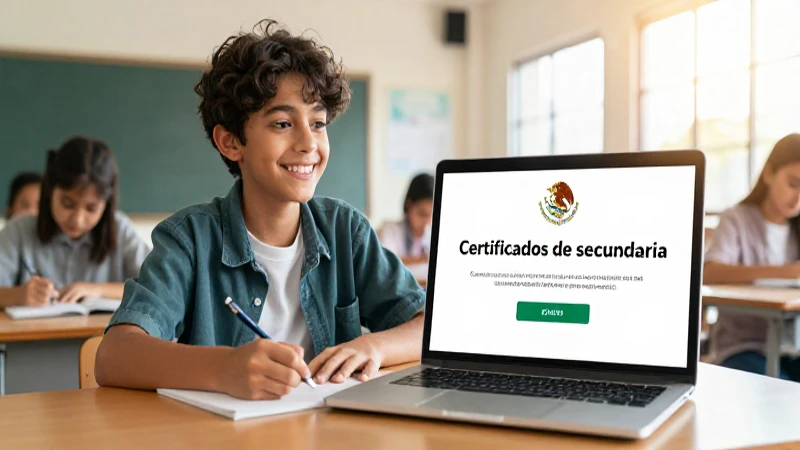 Consulta tus certificados escolares en línea fácilmente