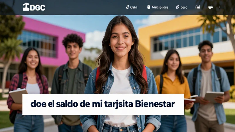 Estudiante verifica saldo Bienestar
