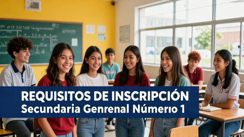 Datos de la Secundaria General Número 1