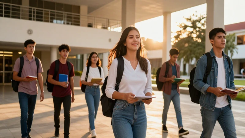 Estudiantes mexicanos triunfan en un campus moderno
