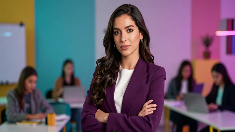 Retrato profesional de mujer mexicana y estudios