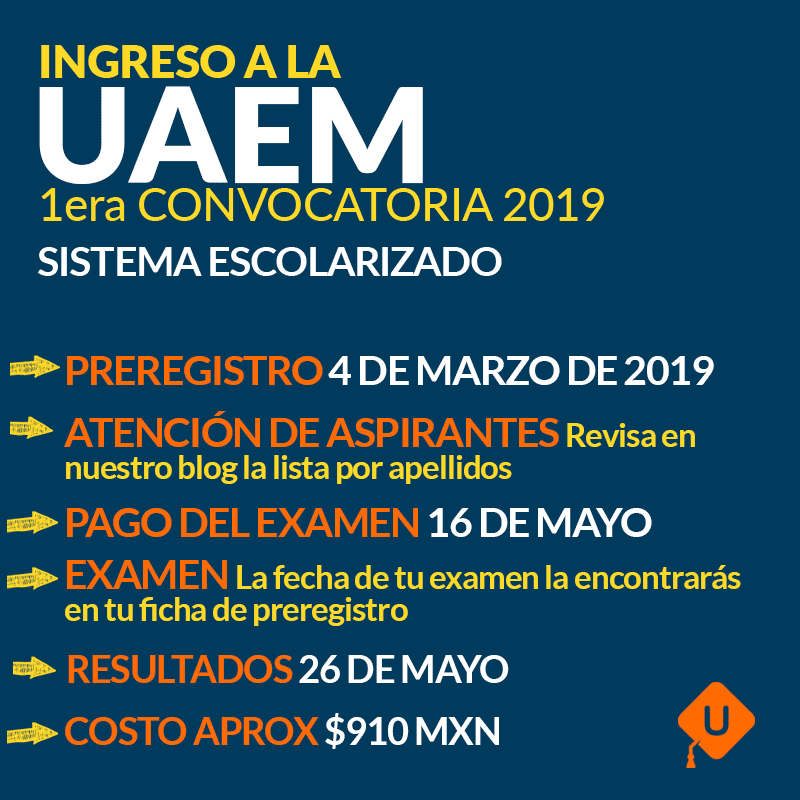 Convocatoria educativa en la UAEM: Nivel medio superior en www.uaem.mx