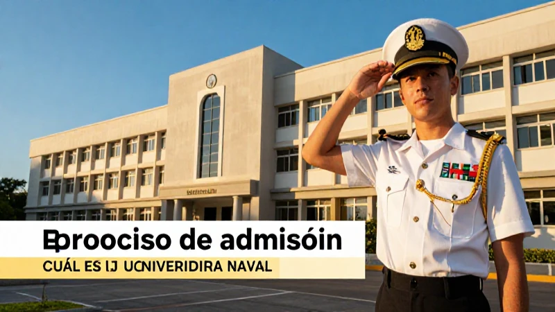 Ingreso a la Universidad Naval: Última convocatoria