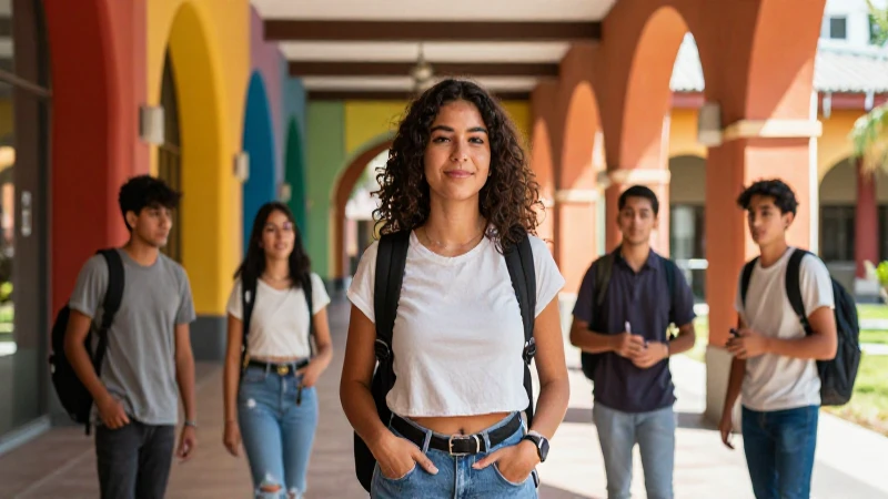 Éxito universitario en vibrante campus mexicano
