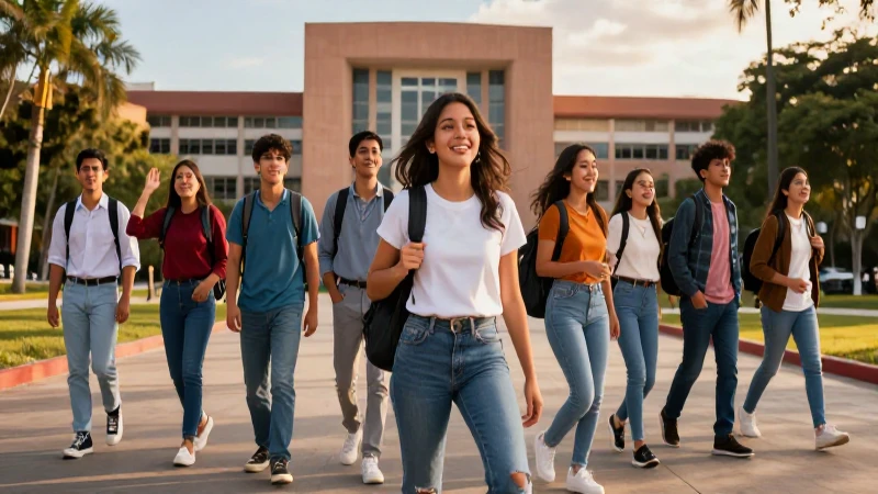Éxito académico de jóvenes mexicanos vibrantes