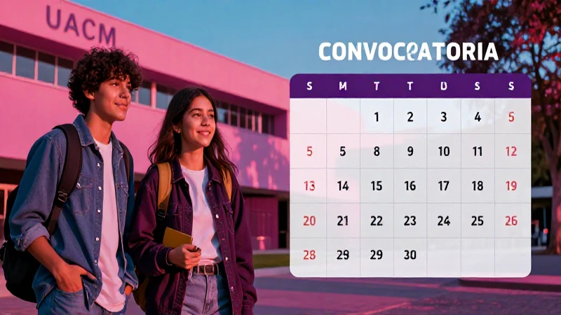 Fechas de la segunda convocatoria en UACM