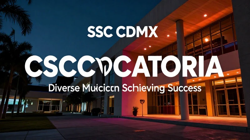 Detalle de la convocatoria SSC CDMX