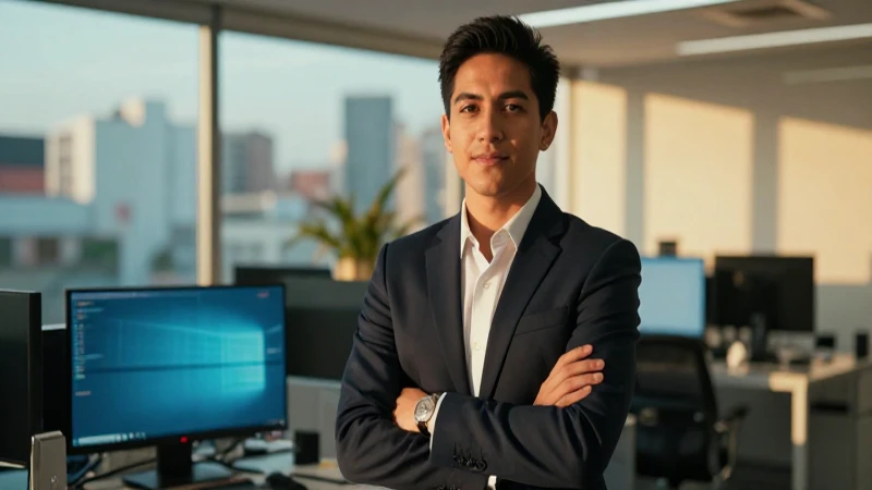 Foto aspiracional de profesional mexicano moderno