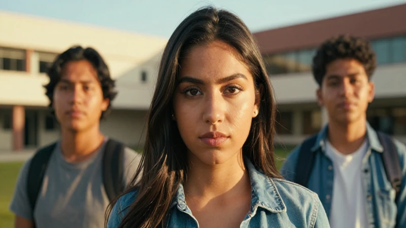 Retrato cinemático de estudiante mexicano moderno